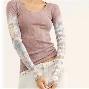 We the Free/Free People Multicolor Long Sleeve Big Sur Misty Mountain Top